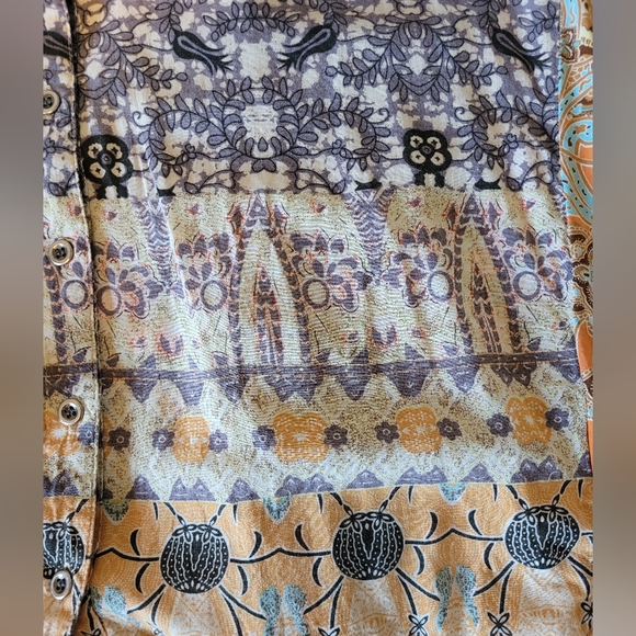 Artisan De Luxe Mixed Print Blouse, VGUC, Size S - Picture 10 of 12